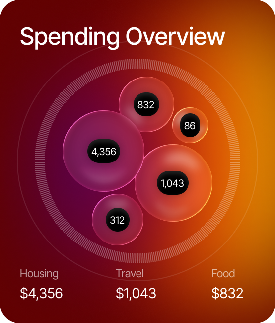 Spending Overview widget