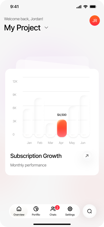 Cards mobile demo