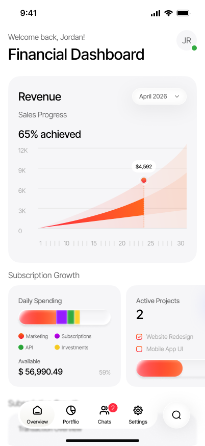 Mobile dashboard